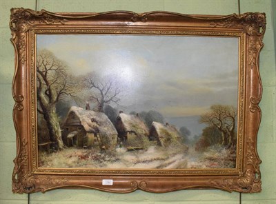 Lot 1142 - Harry Foster Newey, Winter landscape, oil on canvas
