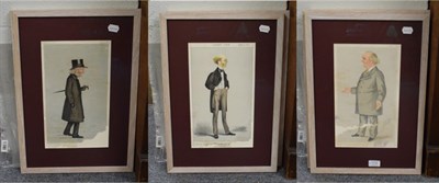 Lot 1170 - A collection of framed and unframed spy prints to include Statesman 114; The Golden Pippin; The...