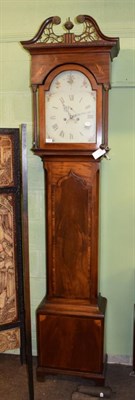 Lot 1262 - A mahogany longcase clock