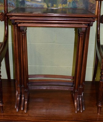 Lot 1274 - A 19th century nest of quartetto tables