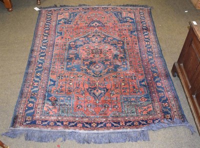 Lot 1340 - An Eastern rug, 180cm by 134cm
