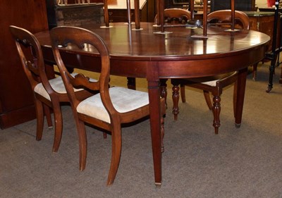 Lot 1385 - Grange furniture handmade in France: a cherrywood extending dining table, model no.OP079E5,...