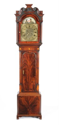 Lot 1395 - A Mahogany Eight Day Longcase Clock, signed Major Scholfield, Manchester, circa 1780, the case with