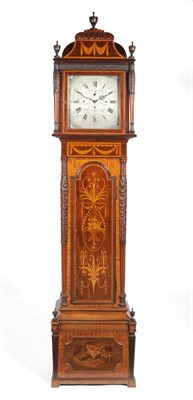 Lot 1396 - A Fine Shereton Revival Chiming Longcase Clock, signed S.Smith & Son, 9 Strand, London, circa 1900