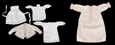 Lot 2093 - Assorted 19th Century and Later Costume Samples, comprising a white linen shirt with long...