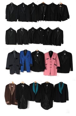 Lot 2142 - Circa 1940s and Later Gentlemen's Clothing, including thirteen black single or double breasted...