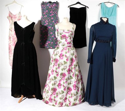 Lot 2161 - Group of Assorted 20th Century Costume, comprising a 1950s Frank Usher floral ball gown,...