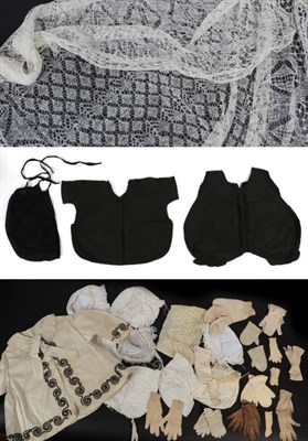 Lot 2189 - Assorted Mainly Late 19th/Early 20th Century Child and Baby Clothing, including an Amish baby black