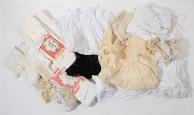 Lot 2193 - 19th Century and Later White Cotton Christening Gowns and Night Dresses, sleeveless under...