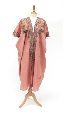 Lot 2230 - Early 20th Century Ottoman Robe, on pale pink silk with short sleeves and decorative embroidery