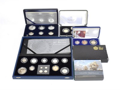 Lot 17 - Elizabeth II (1952-), 'The Queen's 80th Birthday Collection', 2006, a 13-coin silver proof set...