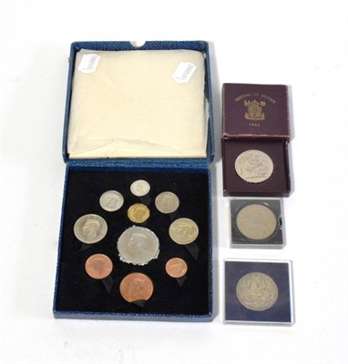 Lot 18 - George VI (1937-1952), proof set, 1951, 10 coins crown down to farthing, (S.PS18), together...