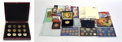 Lot 40 - Solomon Islands, silver proof and gilt Crown sized coins (12), 2005, set to celebrate 100 years...