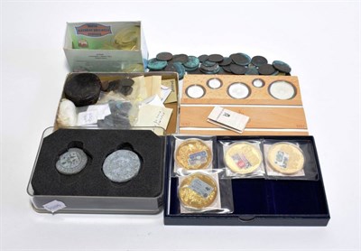 Lot 41 - Miscellaneous items, including ancient and modern coins, from the estate of the eminent...