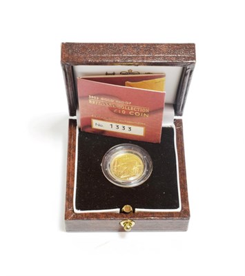 Lot 81 - Britannia Gold Proof £10 2003, 1/10 ounce fine gold, in case of issue, with certificate, FDC