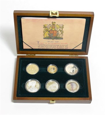 Lot 85 - 'Allied Forces Silver Proof Collection' 6 x silver proof coins all 2005 from six  different...