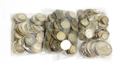 Lot 92 - £3.80 Face Value Pre-20 Silver (weight approx. 395g), £5.70 face value pre-47 silver...