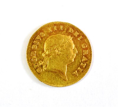 Lot 124 - George III (1760-1820), Half Guinea, 1808, seventh laureate head right, rev. shield in garter,...