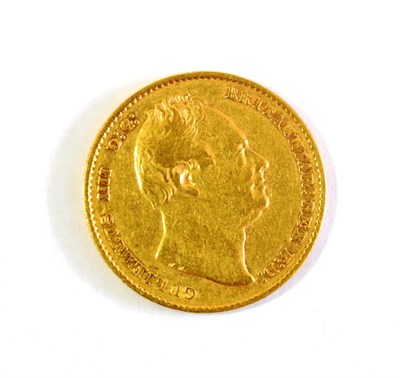 Lot 133 - William IV (1830-1837), Sovereign, 1837, second bare head right, rev. crowned shield,...