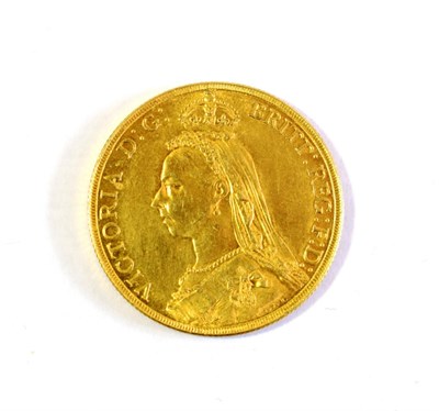 Lot 152 - Victoria (1837-1901), Two Pounds, 1887, jubilee head, (S.3865). Nearly extremely fine