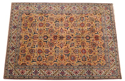 Lot 1436 - Tabriz Carpet Persian Azerbaijan The field with an allover design of angular vines and...