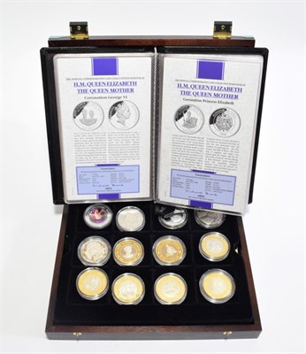Lot 178 - Elizabeth II (1952-), silver proof crown sized commemorative coins (36), 'Queen Mother...