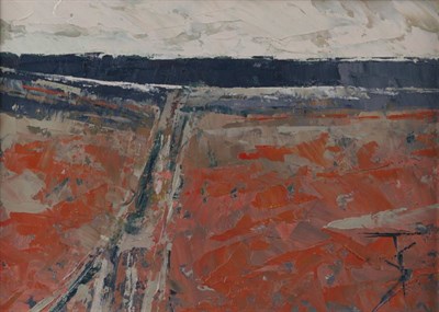 Lot 1100 - Sheila Tolley RWA (b.1939) ''Botallack Autumn, Cornwall'', initialled, oil on board, 13.5cm by...