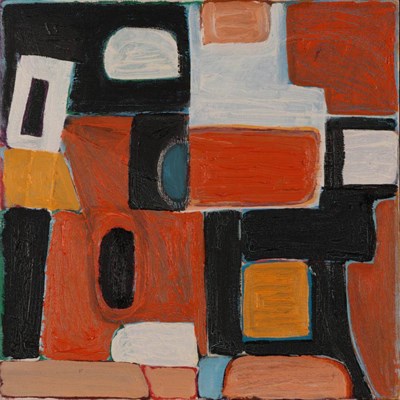 Lot 1143 - Jonty Henshall (b.1965) Abstract, oil on canvas, together with a further abstract oil on canvas...