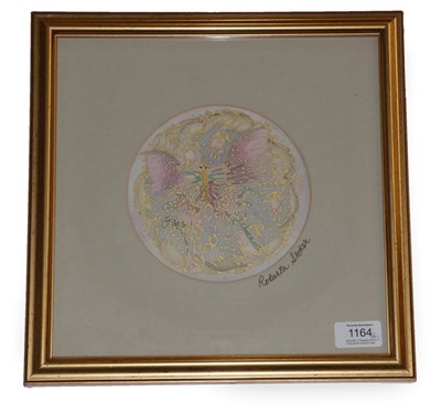 Lot 1164 - Roberta Stoker (20th century) ''Study of a Butterfly'', mixed media, together with a collection...