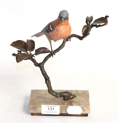 Lot 131 - Albany Fine China Limited, a limited edition figure of a Chaffinch, 23cm high