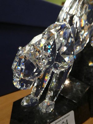 Lot 184 - A Swarovski crystal ''Power of Elegance'' panther, with box and paperwork