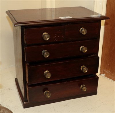 Lot 227 - An apprentice chest of drawers