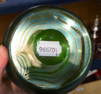 Lot 238 - A Loetz style glass vase