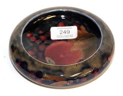Lot 249 - A William Moorcroft pomegranate bowl