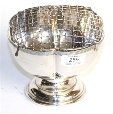 Lot 255 - An Edward VII silver rose-bowl, maker's mark rubbed, possibly that of M. G. Collingwood and...