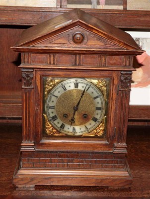 Lot 366 - A late 19th century German mantel clock