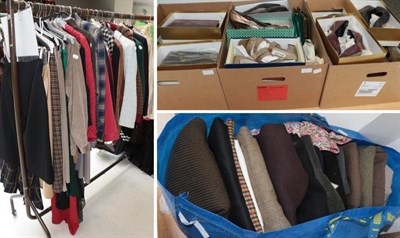 Lot 1097 - A large quantity of ladies clothing and accessories, including numerous pairs of Gina heels and...