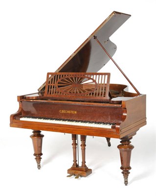 Lot 1501 - C Bechstein, Berlin: A 6ft "Model A" Mahogany Cased Grand Piano, circa 1900, raised on three turned