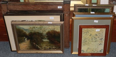 Lot 1200 - After Samuel Howitt, three hunting prints; two genre scenes ''The Connoisseurs''; and a further...