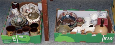 Lot 1278 - Royal Doulton Archives Burslem Artwares Chengdu bowl, no 75/250; Crown Devon Fieldings pottery;...