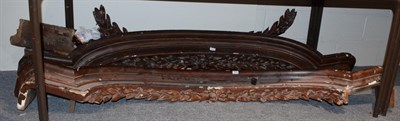 Lot 1293 - Three rosewood simulated carved pelmets, approximately 215cm wide   Provenance: From storage in the