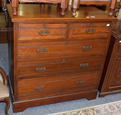 Lot 1347 - A late Victorian four-height chest of drawers