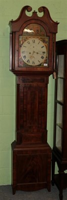 Lot 1381 - ~ A Scottish mahogany eight day longcase clock, signed Geo. Richie, Arbroath, circa 1830