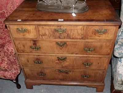 Lot 1431 - An 18th century walnut chest of drawers