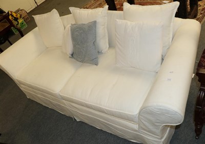 Lot 1444 - A modern three seater settee