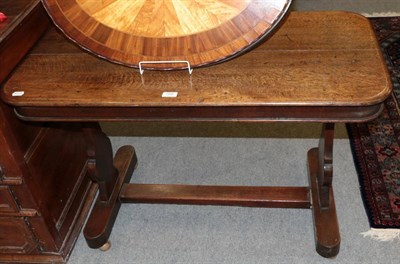 Lot 1446 - Victorian oak library table