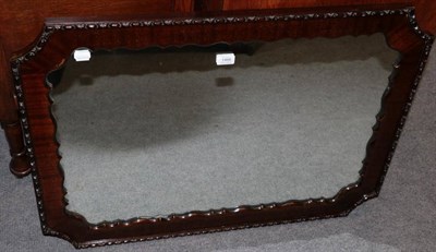 Lot 1466 - A 1920s mahogany wall mirror