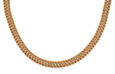 Lot 2054 - A Contemporary Fancy Link Necklace, length 43cm see illustration