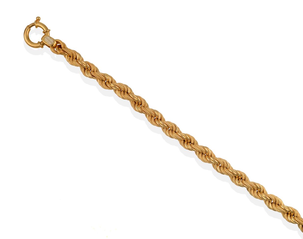 Lot 2062 - A Fancy Link Bracelet, by UnoAErre, length 20cm see illustration