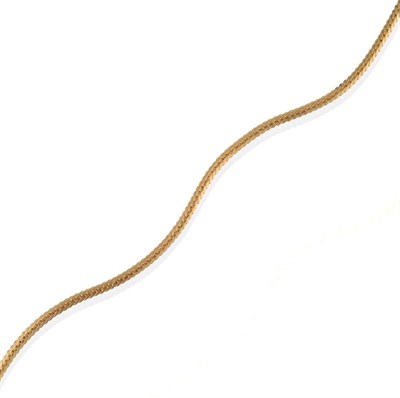 Lot 2097 - A Herringbone Link Necklace, length 44.5cm see illustration